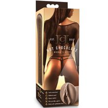 Blush Novelties Коричневый мастубратор-вагина Nicole s Kitty