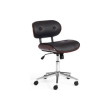 Tetchair Кресло CRAFT, орех, кож зам черный