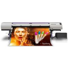 mimaki ujv55-320.  uv-led плоттер(c, m, y, k, lc, lm, w). Четыре головки в шахматном порядке. Максимальная ширина печати 3200мм. Система непрерывной подачи чернил. Разрешение 300 1200 dpi,  скорость печати 110 м2 час. uv чернила нового поколения,  функция