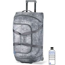 Большая женская дорожная сумка светло-серого цвета на колёсах Dakine Womens Wheeled Duffle 90L Savanna