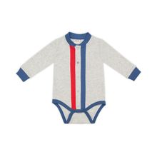 ЁМАЁ с длинным рукавом Спорт серый с синим