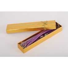 Фиолетовые оковы на ноги из бус (79707)
