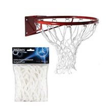 Сетка баскетбольная Torres, белая, 6мм, блистер