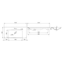 Am.Pm Мебель для ванной Sensation 100 табачный дуб, текстурированная