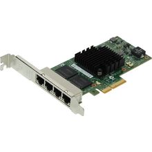 Сетевая карта   Intel   I350T4V2BLK   Ethernet Server Adapter I350-T4 V2  (OEM)  PCI-Ex4  (4UTP 10 100 1000Mbps)