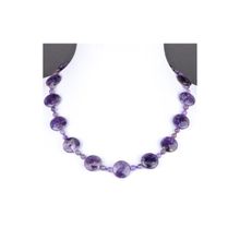 Бусики-Колечки Бусы Аметист "Ливадия" арт. П3661