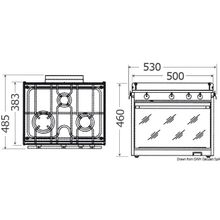 Osculati TECHIMPEX Topline cooker 3 burners, 50.380.00