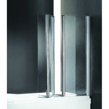 Шторка для ванной Cezares Trio V3 (120x140) (правый) прозрачное стекло