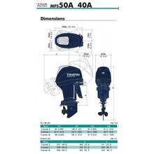 Лодочный мотор Tohatsu MFS 40 A ETS