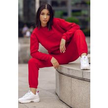 Свитшот oversize с фирменным логотипом спереди (224171)