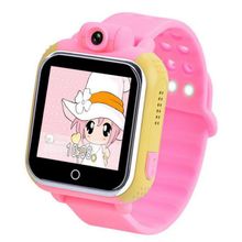 Часы Умные Детские С Камерой GPS Smart Baby Watch Tiroki Q100 GW1000 Розовый