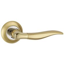 Ручки дверные Punto Pelican TL SG GP-4 Никель матовый   золото