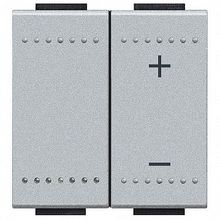 Светорегулятор клавишный LIVING LIGHT, 400 Вт, алюминий |  код. NT4411N |  Bticino