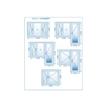 Окна 4-комнатная квартира Серия П-43 Стоимость Стандарт