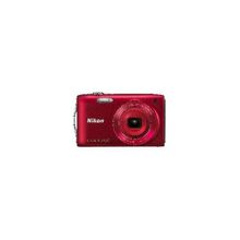 Цифровой фотоаппарат Nikon Coolpix S3300 red