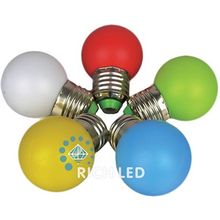 Rich LED RL-BL-E27-G45-RGB Лампа для белт-лайт, E27, RGB