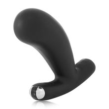 Je Joue Черный вибромассажер простаты Nuo Vibrating Butt Plug - 10 см. (черный)