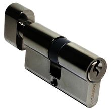 Цилиндр для замка Morelli 60CK BN черный никель ключ вертушка