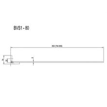 Шторка для ванной Ravak Briliant BVS1 (7U840A00Z1)