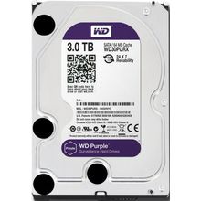 Жесткий диск 3TB WD Purple (WD30PURX) {Serial ATA III, 5400- rpm, 64Mb, 3.5"}