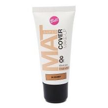 Флюид тональный для лица Bell Super Mat Cover Make-up Foundation Тон 4, матирующий