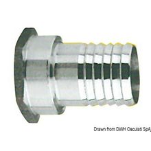 Osculati SS female hose adaptor 11 4 x 40 mm, 17.210.09