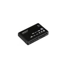Card reader ORIENT CR-02BR   SDHC READY, USB 2.0 Black (Retail) Ext.