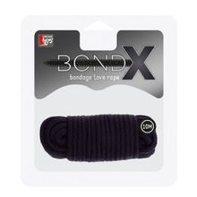 Dream Toys Черная веревка для связывания BONDX LOVE ROPE - 10 м. (черный)