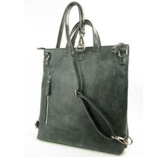 Studio KSK Серый кожаный рюкзак 5515