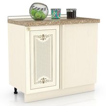 Любимый Дом Кухня Ассоль жемчуг ЛД-231-190 Стол угловой 100 см., универсальная сборка ID - 287222