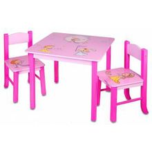 Стол детский Бюрократ KidSet-01 Princ, розовый