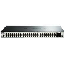 d-link dgs-1510-52 a1a, gigabit stackable smartpro switch with 48 10 100 1000base-t ports, 2 gigabit sfp, 2 10g sfp+ ports