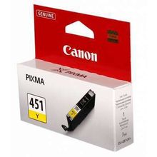 Картридж Canon PIXMA iP7240 MG6340 MG5440  CLI-451Y, Y