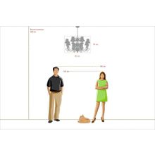 Подвесная люстра Chiaro Версаче 254012008