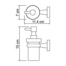 WasserKRAFT Дозатор для жидкого мыла Lippe  К-6599