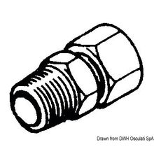Osculati Straight fitting 3 8 for Ultraflex pompes, 45.290.32