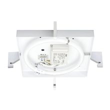 Paulmann. 70047 Светильник настенно-потолочный Basis Square 22W T5 Alu