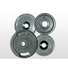 Диск олимпийский с ручками Barbell d 51 мм чёрный 15,0 кг