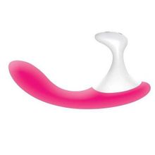 Adam & Eve Розовый вибростимулятор простаты LArque Prostate Massager - 17,8 см. (розовый)