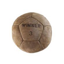 Winner Медицинбол Winner, 3 кг, натуральная кожа (нубук)