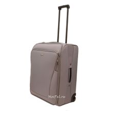 Серый комплект чемодан и сумка