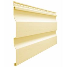 ДЁКЕ Премиум сайдинг банан (3,6х0,23м)   DOCKE Premium корабельный брус сайдинг виниловый банан (3,6х0,23м=0,84 кв.м.)