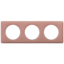 Celiane. Рамка 3-постовая. Цвет "Перкаль розе" | код 066763 | Legrand