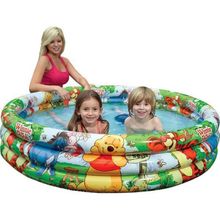 Надувной детский бассейн Intex Winnie The Pooh Three Ring 58915 (147x33см)