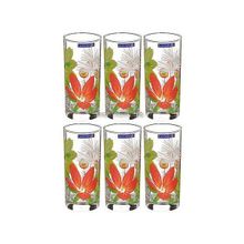 Набор высоких стаканов (270 мл) Luminarc POP FLOWERS ПОП ФЛАУЭРС GREEN D2279 - 6 шт