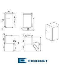 Минибар Smeg FAB5RRD3