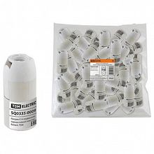 Патрон Е14 подвесной, термостойкий пластик белый |  код. SQ0335-0009 |  TDM