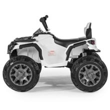 Детский квадроцикл Grizzly ATV White 12V с пультом управления 2.4G- BDM0906