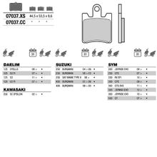 BREMBO Тормозные колодки BREMBO 07037