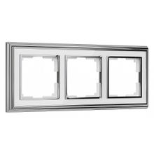 Werkel Рамка на 3 поста Werkel хром белый W0031331 ID - 436187